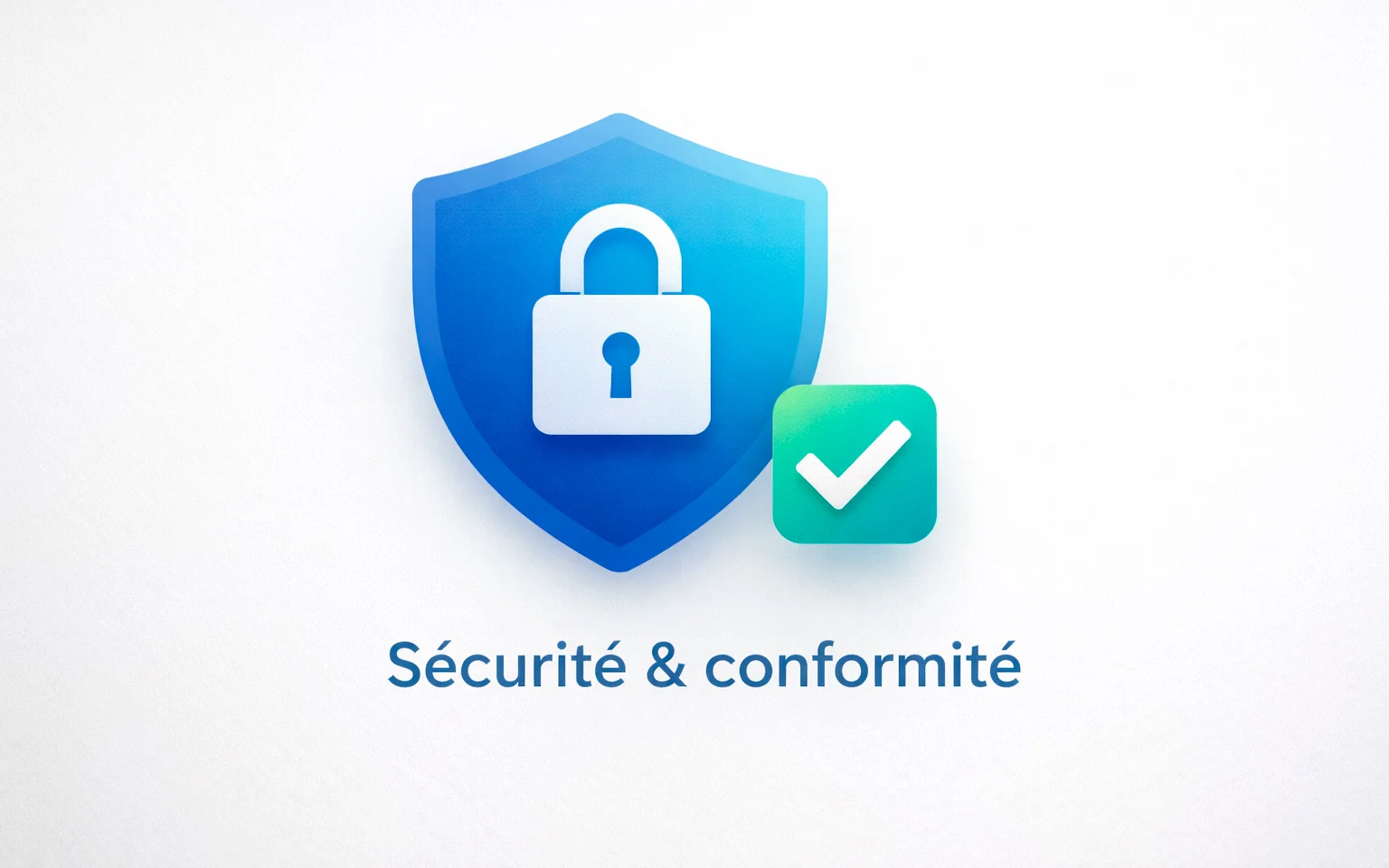 Logo de certification avec cadenas symbolisant la s&eacute;curit&eacute;